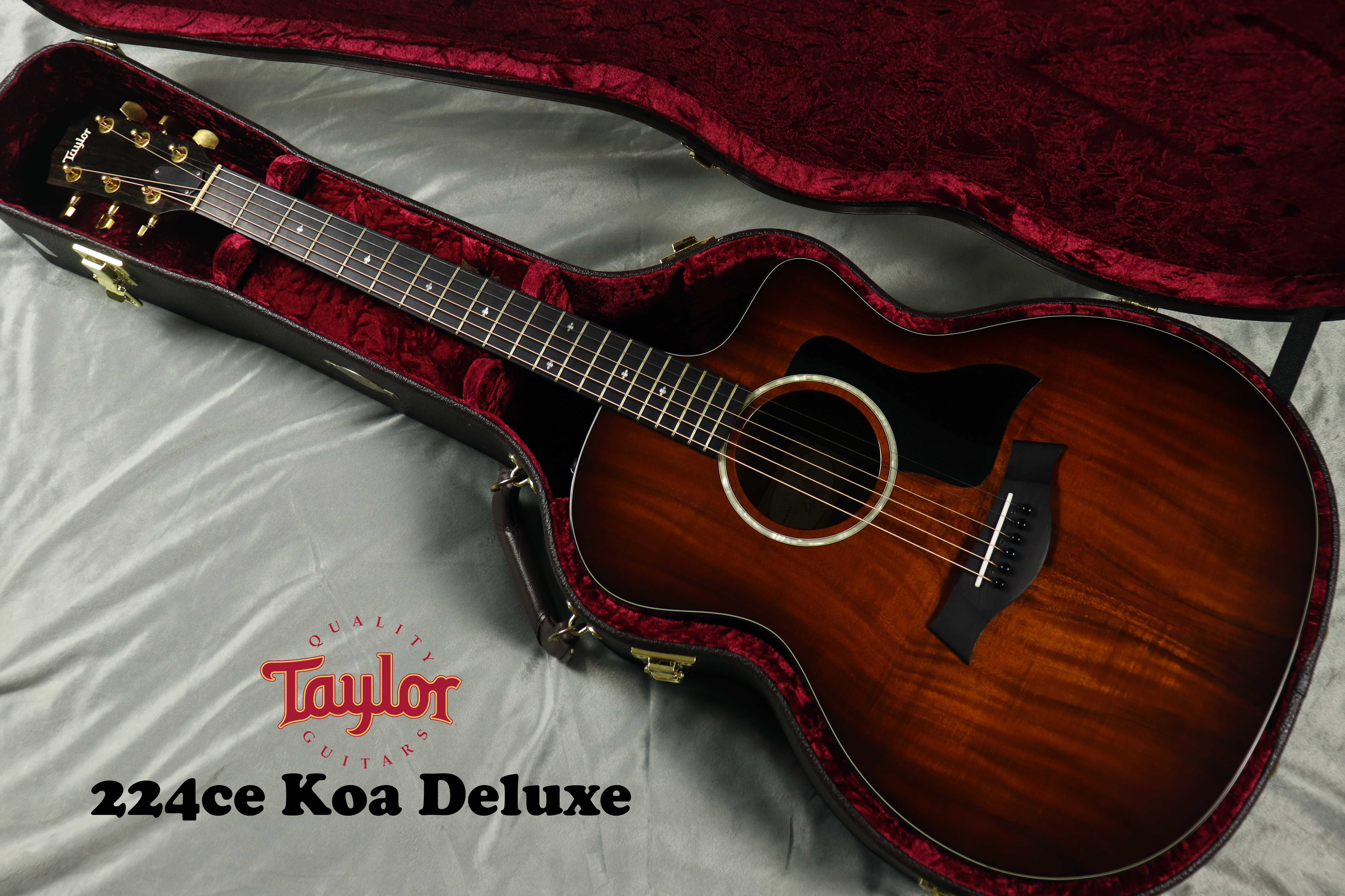 Taylor K224ce Koa Deluxe (Used)